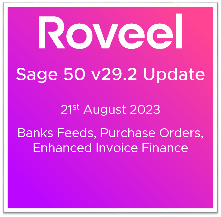 Sage 50 v29.2 Launch August 2023