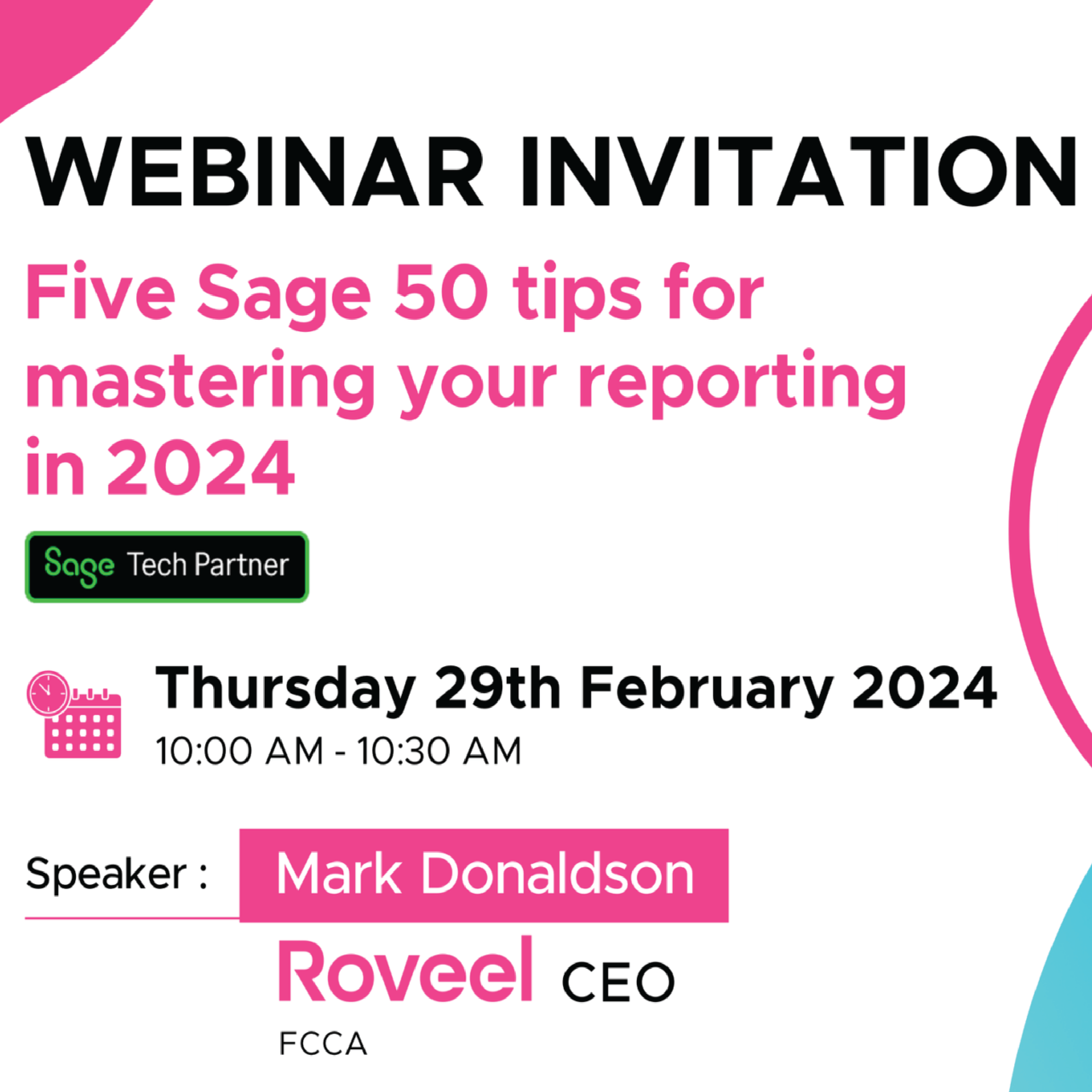 Five Sage 50 tips for mastering your reporting in 2024 – Live Webinar