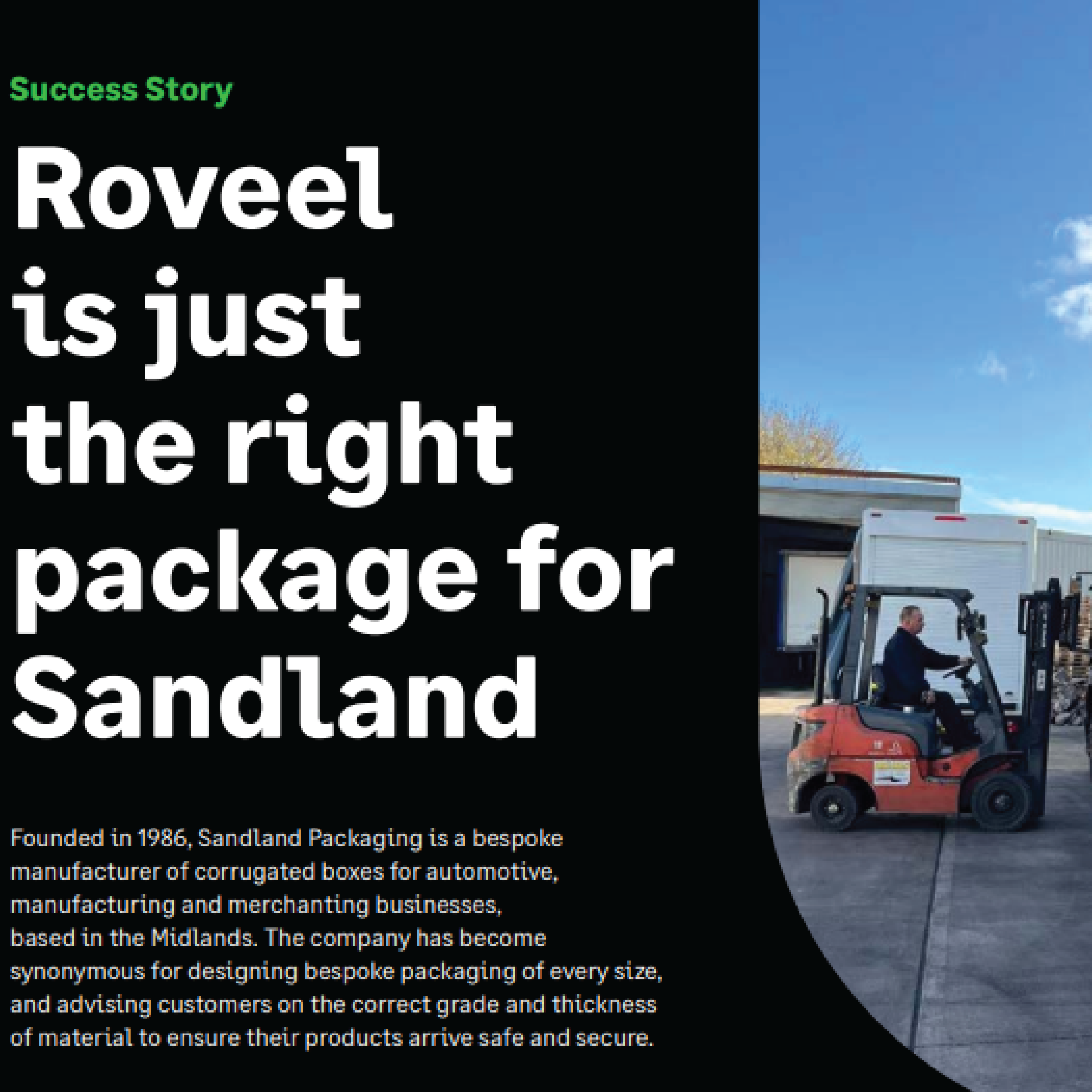 Roveel is just the right package for Sandland