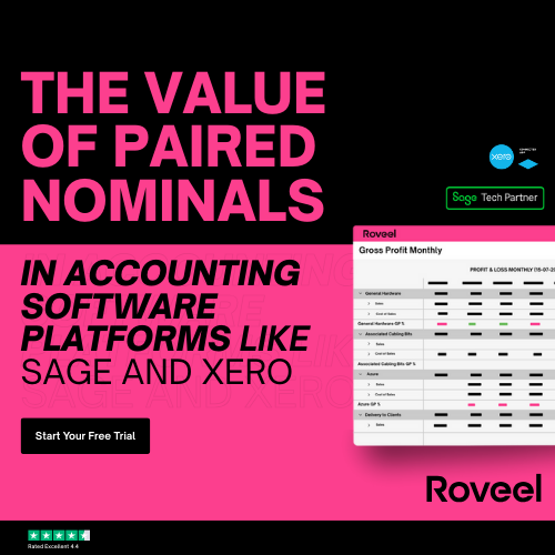 The value of Paired Nominals in Accounting Software Platforms like Sage and Xero