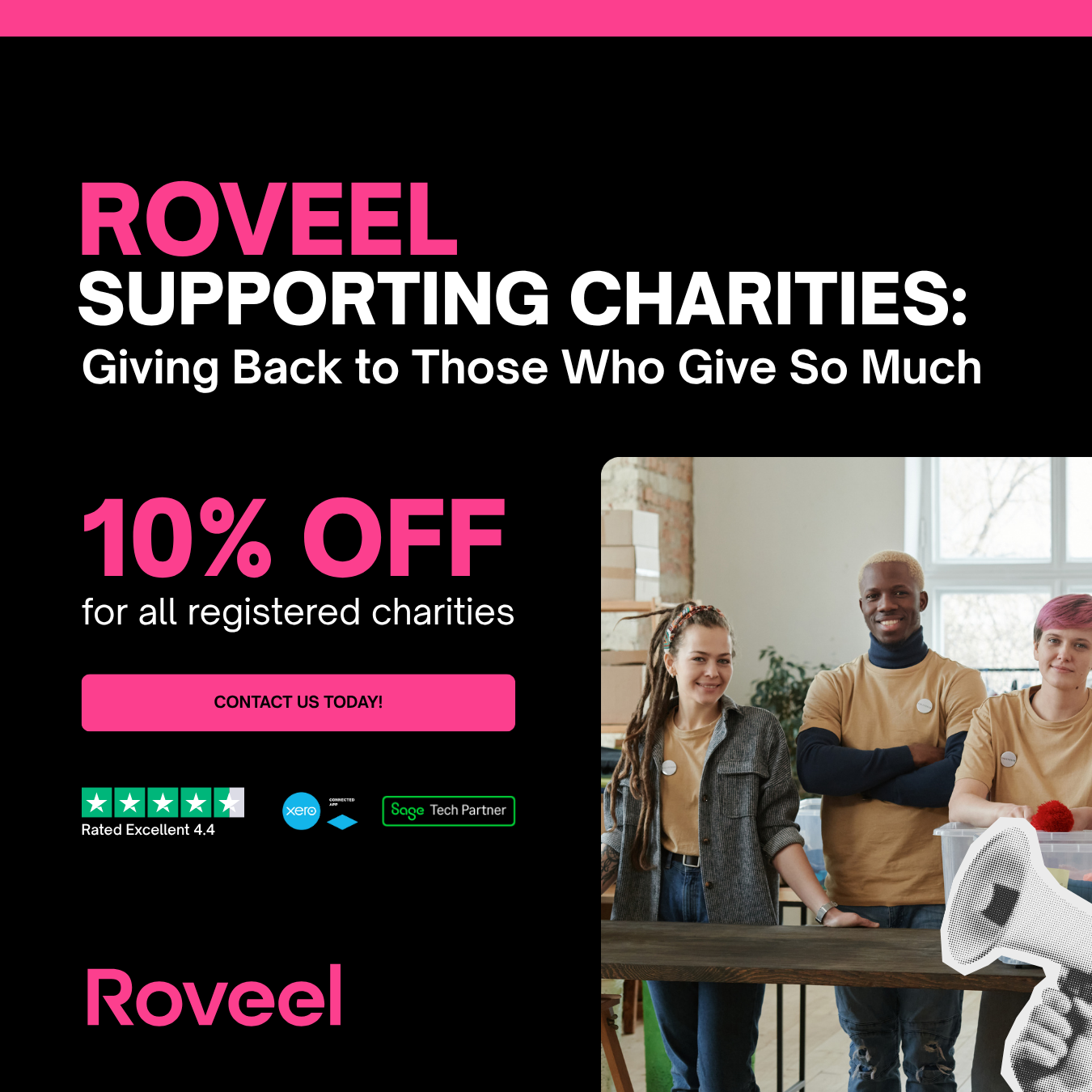 Roveel Supporting Charities: Giving back to those who give so much