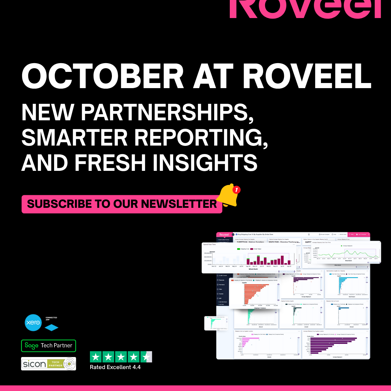 Roveel’s October Update: New Partnerships, Smarter Reporting, and Fresh Insights