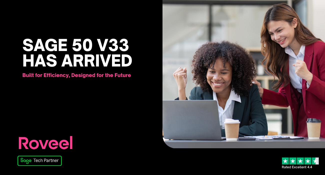 Sage 50 v33 Has Arrived