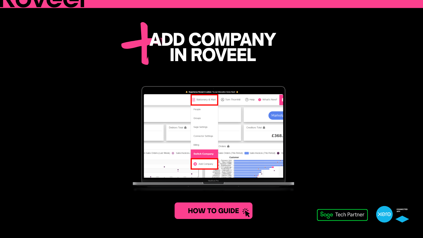 Add Company in Roveel