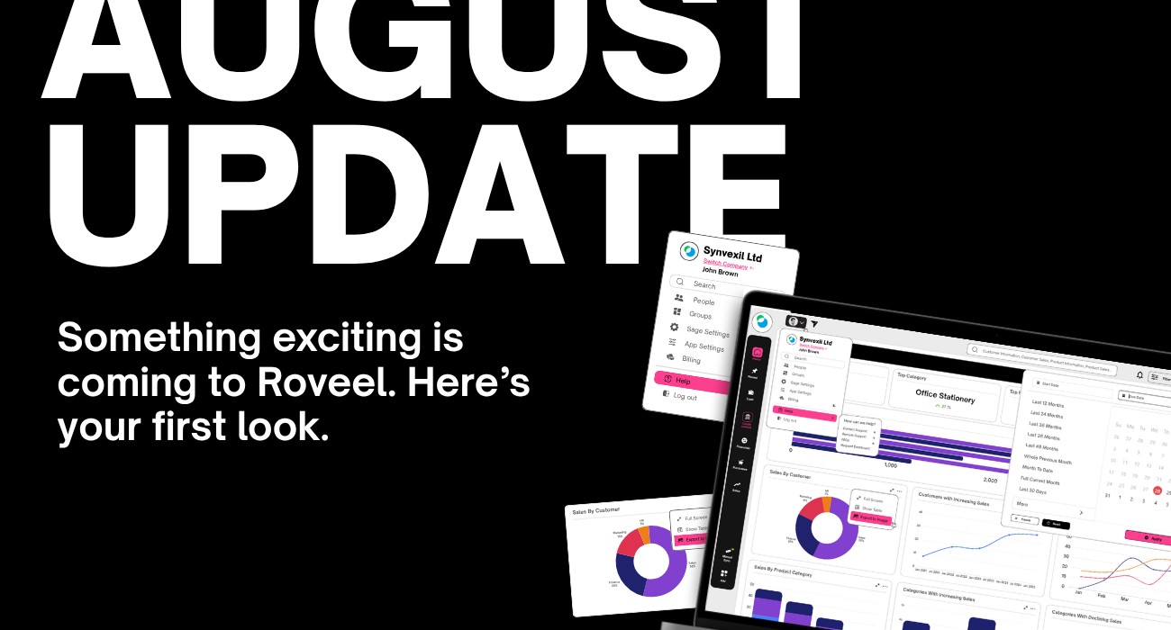 August Update Roveel