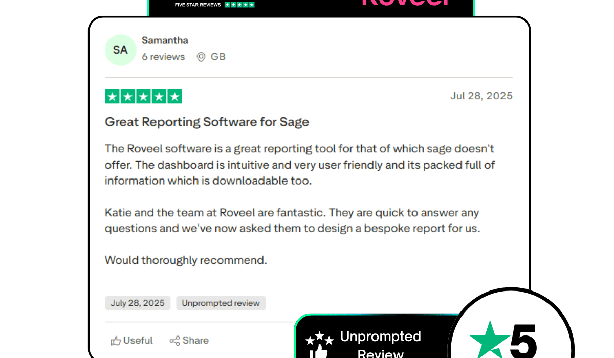 Sage 50 management reporting software Hockerill Anglo European College