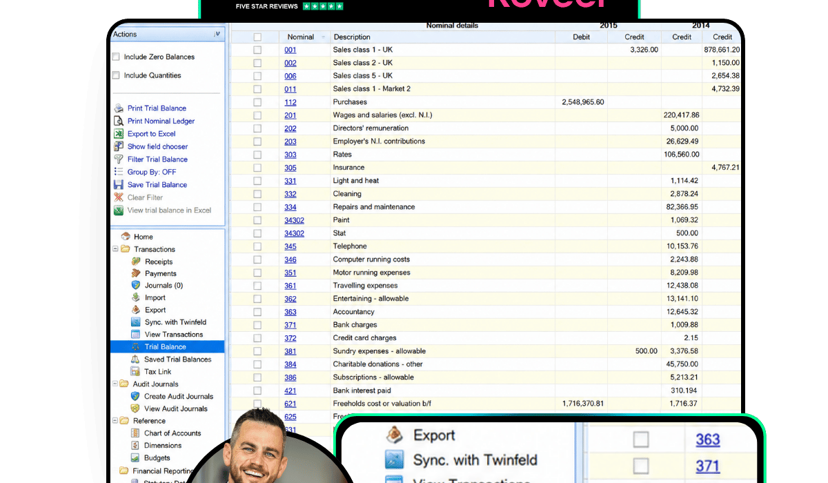 Sage 200 Trial Balance